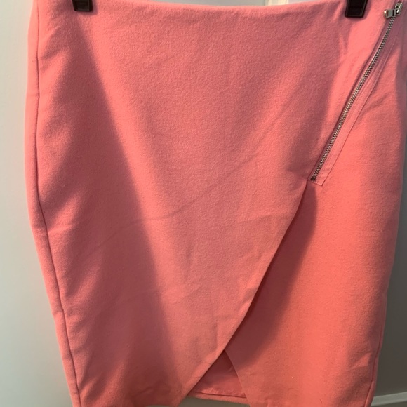 NWT Loft pink wool skirt